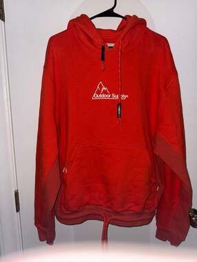 Reese Cooper Outdoor Supply Hoodie Orange Size L